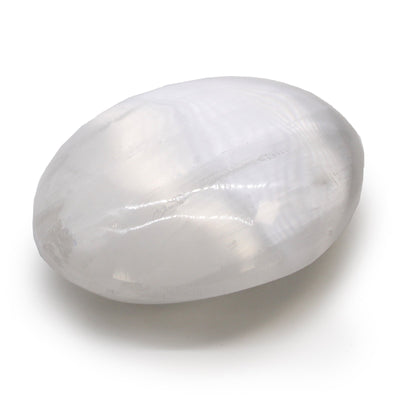Selenite Palm Stone - 6.5cm - Look How They Shine