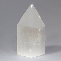 Selenite Pencil Point Tower - 10 Cm - Look How They Shine