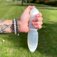 Selenite Ritual Knife - Releasing Bonds - Look How They Shine