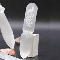 Selenite Ritual Knife - Releasing Bonds - Look How They Shine