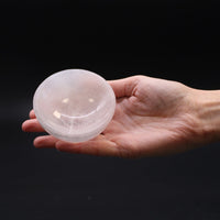 Selenite Round Bowl - 8cm - Look How They Shine