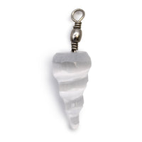 Selenite Spiral Pendant - Look How They Shine