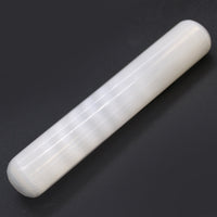Selenite Wand - 16 Cm (Round Both Ends) - Look How They Shine
