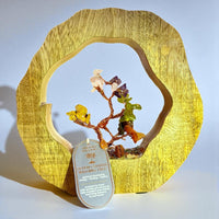 Seven Chakra Gemstone Tree Garden In Mango Wood Ring - Look How They Shine