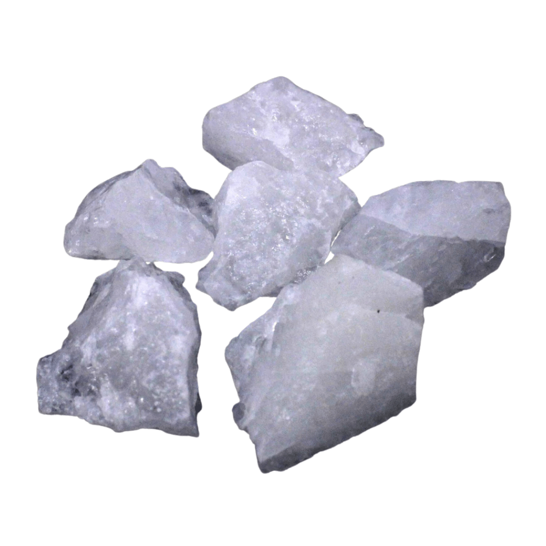 Snow Quartz Rough Healing Crystal - Look How They Shine