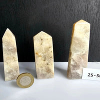 Sunstone Moonstone Crystal Towers - Look How They Shine