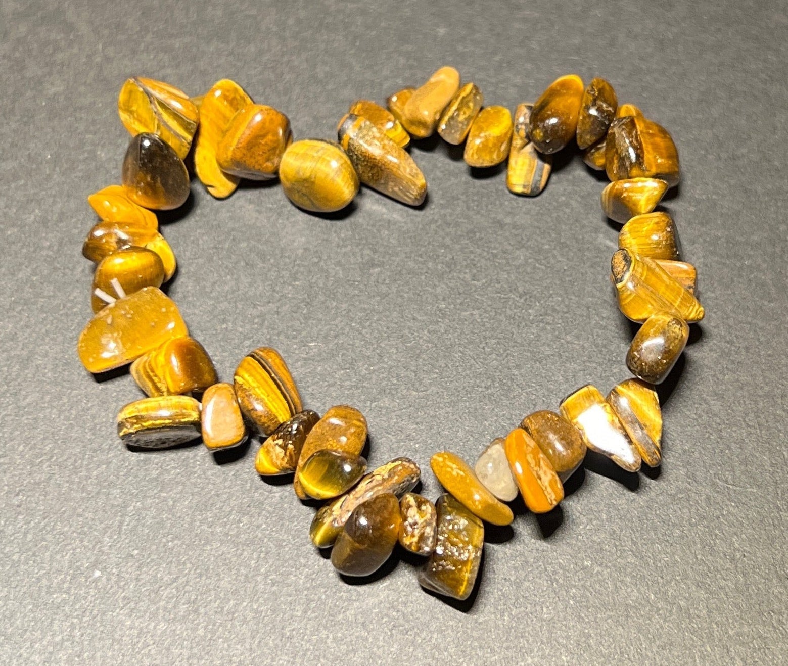 Tiger's Eye Chipstone Bracelet - Look How They Shine