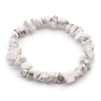 White Jasper Chipstone Bracelet - Look How They Shine