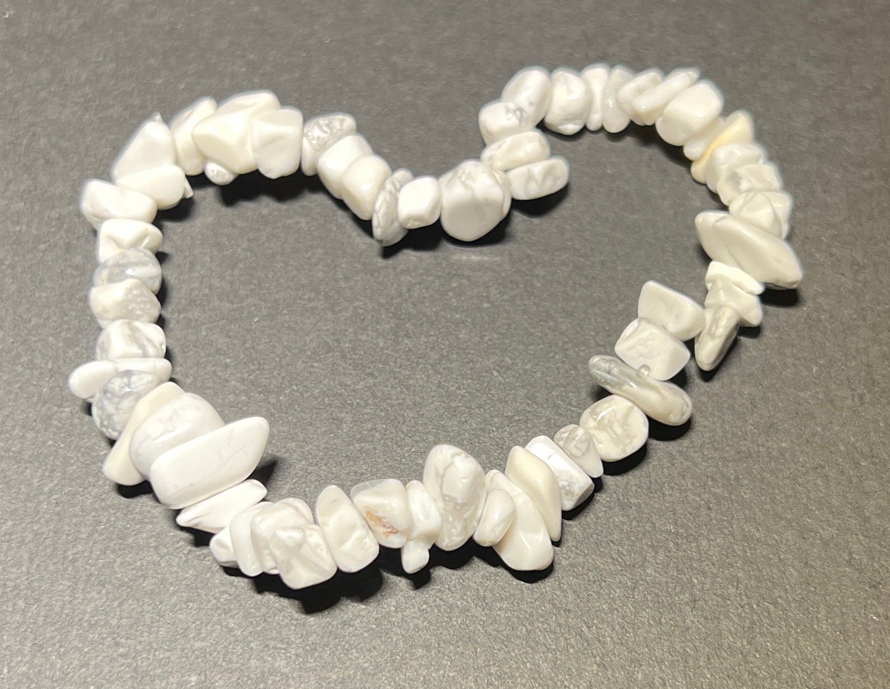 White Jasper Chipstone Bracelet - Look How They Shine
